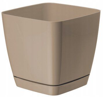 Горщик для квітів FormPlastic Toscana Kwadro-19 5 л латте Form-Plastic 0734-002 фото