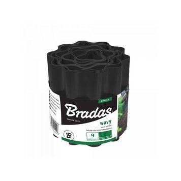 Бордюр хвилястий газонний 9м х 25см, чорний Bradas OBFBK 0925 фото