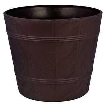 Горщик для квітів FormPlastic Derevo Elba-7 36 л коричневий Form-Plastic 0906-013 фото
