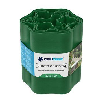 Бордюр газонний хвилястий 20 см x 9 м Cellfast зелений 30-003H фото