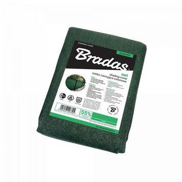Сітка для затінення захисна 55% 60 г/м&sup2; 1.5x10m Bradas AS-CO6015010GR/P фото