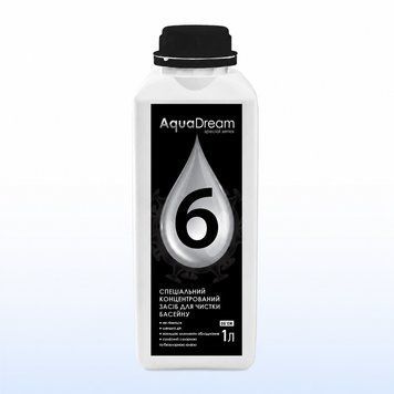 Средство концентрированное для очистки чаши бассейна 1 л. Aqua Dream 6. 10605497 фото