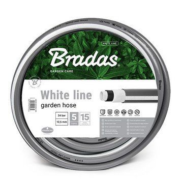 Шланг для полива 5-ти слойный WHITE LINE 5/8" 20м Bradas WWL5/820 фото