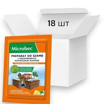 Средство для выгребных ям и септиков Microbec ultra 18 шт. х 25 гр. ultra25/18 фото
