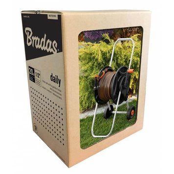 Комплект для поливу: візок, шланг 1/2" 20м, арматура + зрошувач BLACK LINE Bradas ECO-AG26020SET2 фото