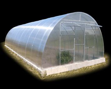 Теплица "Алмир" 6x10 из квадратной трубы 30*30 с поликарбонатом Soton 8 мм Теплиця N67 фото
