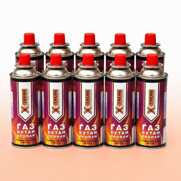 Балон газовий універсальний 10 шт. X-Treme 227 грам X-Treme10 фото