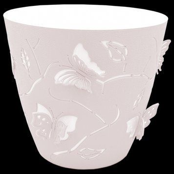 Горшок для цветов 3D 2,5 л розовый Alyaplastik 10359 фото
