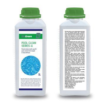 Комплексное средство для очищения воды в бассейнах 1л Pool clean series-A Bioclean 10605446 фото
